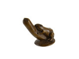 Фигурка дерево "Лягушка на грибе", 45 мм