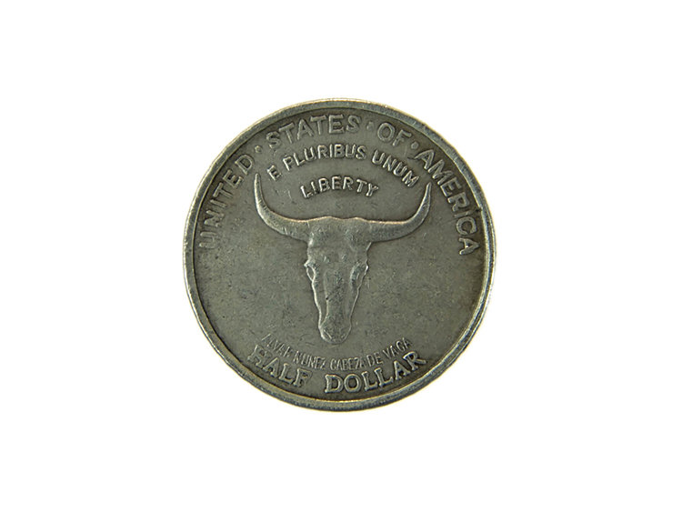 Полдоллара Старая Испанская Тропа, США 1935 год, копия, 31 мм
