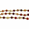 Бусы redrobe «Шоколадное драже», агат, стекло, 64 см