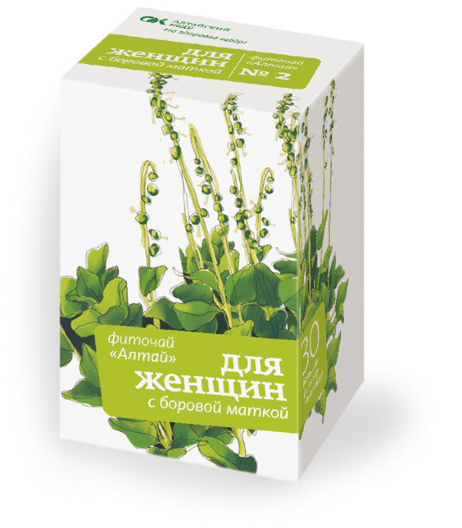 Фиточай Алтай №02 "Для женщин. С боровой маткой", 30 ф/п