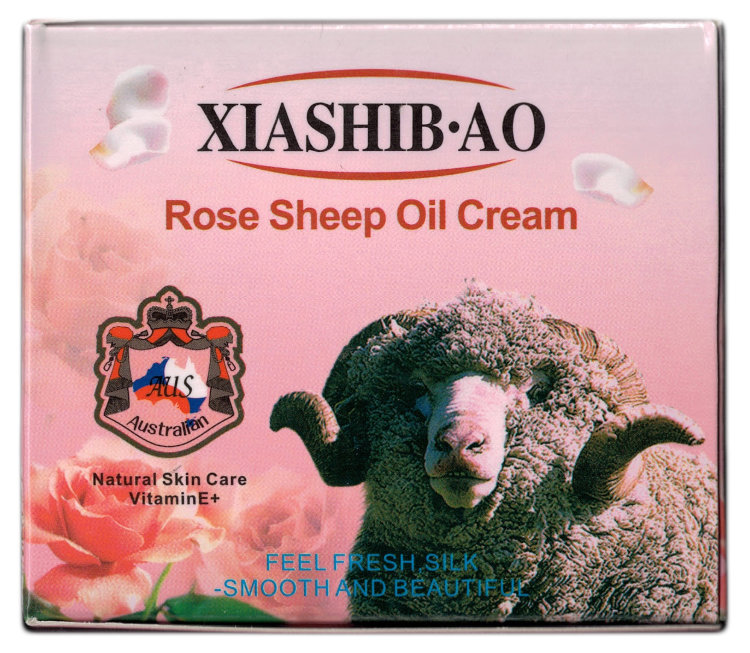 Крем для лица с Овечьей плацентой и Розой Xiashibao, 120 гр